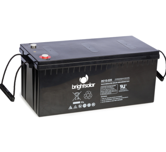 Brightsolar DC12-225 AGM akku, huoltovapaa