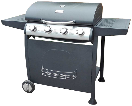 Kaasugrilli Black Flame Classic 4, 4 poltinta