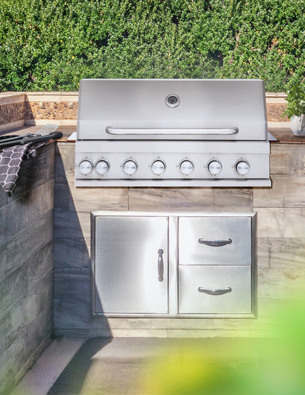 Mustang Kaasugrilli Jewel 6 built-in