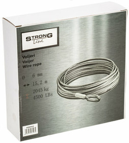 StrongLine Vinssin vaijeri 4500LB 6,0mm X 15,2m