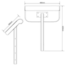 K-Sport hauiskääntötuki vinopenkille