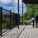 Green Land Garden alumiininen aitaelementti, musta