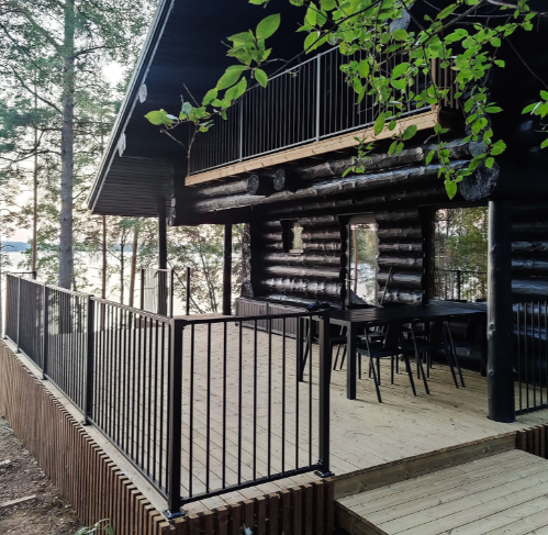 Green Land Garden alumiininen aitaelementti, musta