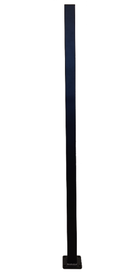 Green Land Garden alumiininen aitatolppa, musta