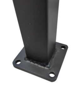 Green Land Garden alumiininen aitatolppa, musta