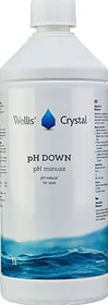 Wellis Cystal 1 l pH-arvon alentaja