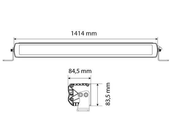 X-Vision Maxx 1300, LED Lisävalo, 300W, 1414mm, Ref 40