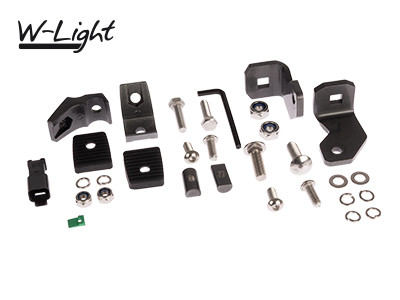 W-Light Hurricane 400, LED Lisävalo, 72W, 358mm, Ref 37,5