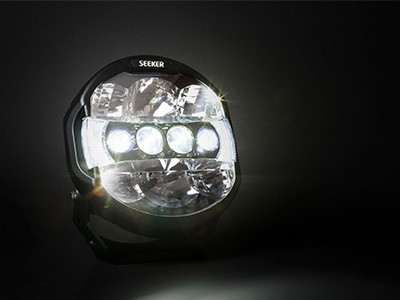 Seeker Quantum Ledzer, LED Lisävalo, Ø 229mm, Ref 50
