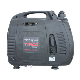 Timco 2000i dual fuel aggregaatti (kaasu-bensa)