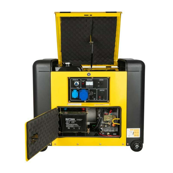 Sinemaster KDE7500SS 230V diesel aggregaatti