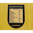 Sinemaster KDE5500A3 400V aggregaatti