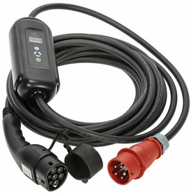 Sähköauton laturi eLOAD, CEE, 3X16A, 11kW Type2, 10m