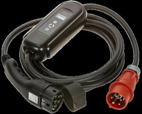 Sähköauton laturi eLOAD, CEE, 3X16A, 11kW Type2, 5m