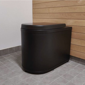 Ekohytte Frost musta energiatehokas pakastava WC