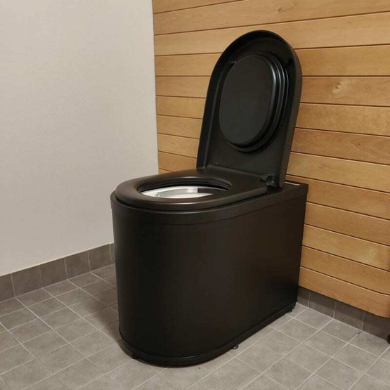 Ekohytte Frost musta energiatehokas pakastava WC