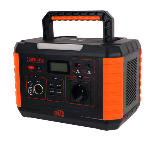 Emax Latausasema 500W, 519Wh