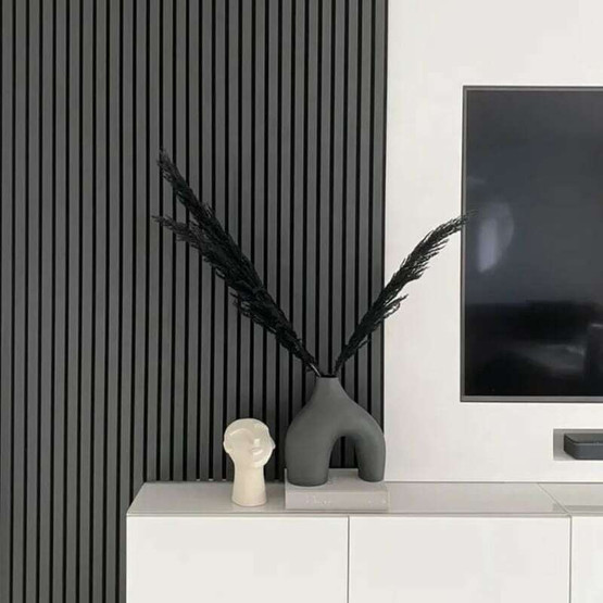Evella V40L musta tammi puuviilupintainen akustiikkalevy 2800x600 mm