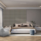 Evella V40 harmaa tammi puuviilupintainen akustiikkalevy 2400x600 mm