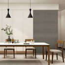 Evella V40 harmaa tammi puuviilupintainen akustiikkalevy 2400x600 mm