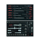 Timco 6 ltk 80-os työkaluvaunu työkaluilla