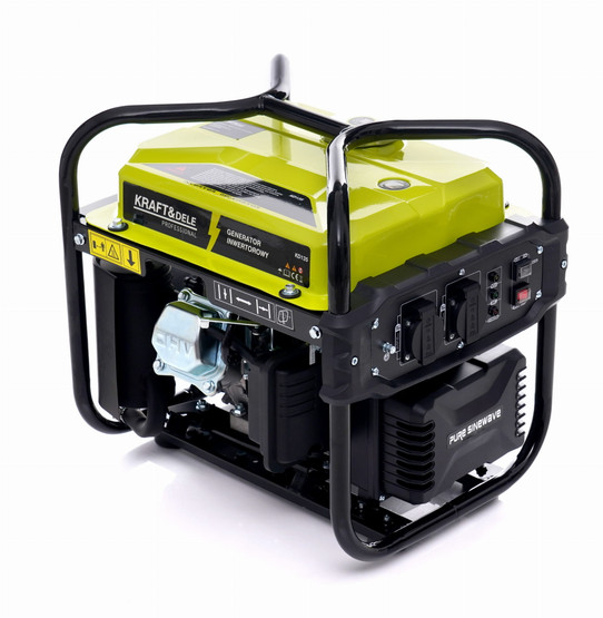Invertterigeneraattori 2,5kW, Kraft & Dele