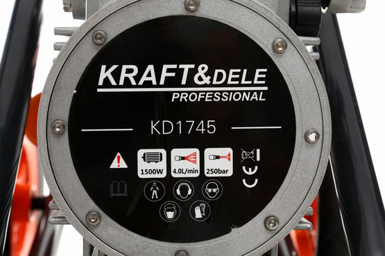 Korkeapainemaalausyksikkö 1500W, 4l/min, 225bar, Kraft & Dele