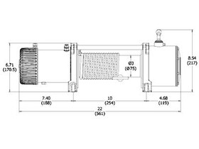 Sähkövinssi Rock 24V 6800kg