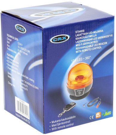CRX LED Majakka Averti M95 12/24V magneetti, ladattava
