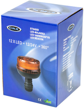 CRX LED Majakka Averti T65 12/24V, joustava, pikakiinnitys