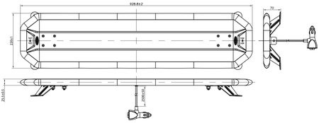 CRX LED Paneelimajakka Averti P930 12/24V