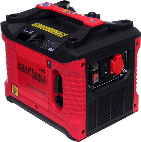 Invertterigeneraattori 1000W, 230V, Kraft & Dele