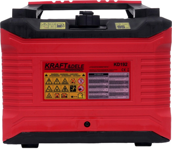 Invertterigeneraattori 1000W, 230V, Kraft & Dele