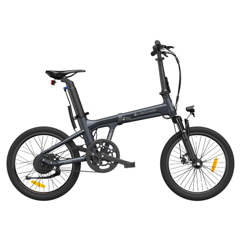 Taittuva sähköpyörä ADO A20S AIR etujousituksella, harmaa