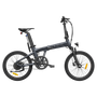 Taittuva sähköpyörä ADO A20S AIR etujousituksella, harmaa