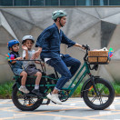 Sähköinen tavarapyörä FIIDO T2 Longtail Cargo, Forest Green