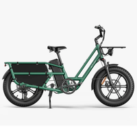 Sähköinen tavarapyörä FIIDO T2 Longtail Cargo, Forest Green