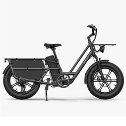 Sähköinen tavarapyörä FIIDO T2 Longtail Cargo, harmaa