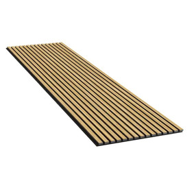 Evella m27 tammi melamiinipintainen akustiikkalevy 2400x600 mm