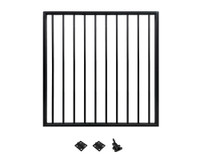 Green Land Garden alumiininen portti, musta