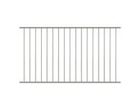 Green Land Garden alumiininen aitaelementti, valkoinen