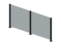 Green Land Patio lasielementti, harmaa