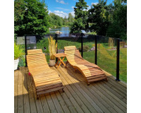 Green Land Patio lasielementti, harmaa