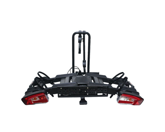 Heed EF Pro kasaantaitettava pyöränkuljetusteline kahdelle sähkö- tai läskipyörälle