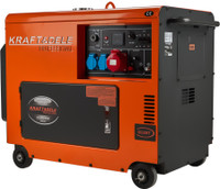Diesel aggregaatti 7500W, 12/230/380V + ATS, Kraft & Dele