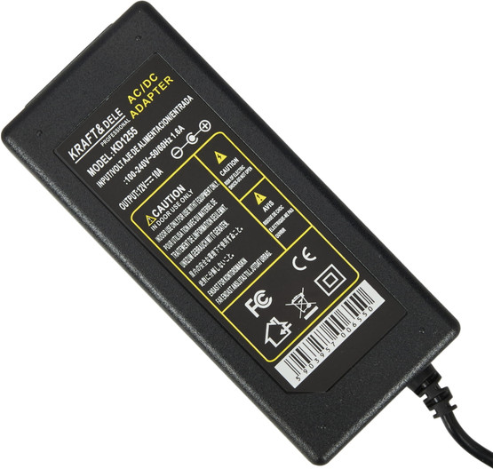 Verkkovirta-adapteri 230V-12V, 120W, Kraft & Dele