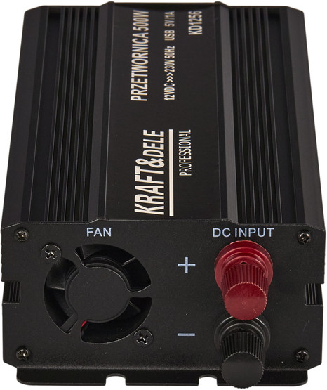 Siniaaltoinvertteri 12V, 500W/1000W + USB 5V/1A, Kraft & Dele