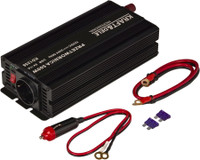 Siniaaltoinvertteri 12V, 500W/1000W + USB 5V/1A, Kraft & Dele
