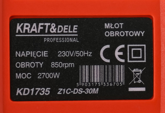 Poravasara 2700W, 6J, Kraft & Dele