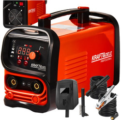 Invertterihitsauskone IGBT/MMA/LIFT/TIG 350A, punainen, Kraft & Dele